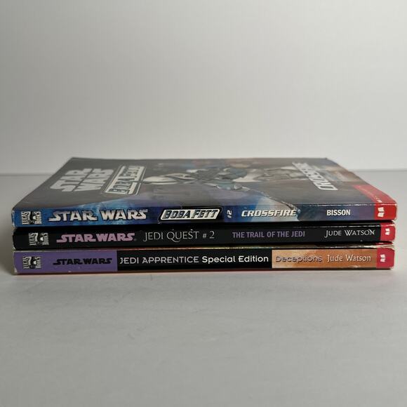Star Wars Jedi Apprentice Special Edition Deception Jude Watson Lot Of 3 - Picture 3 of 9